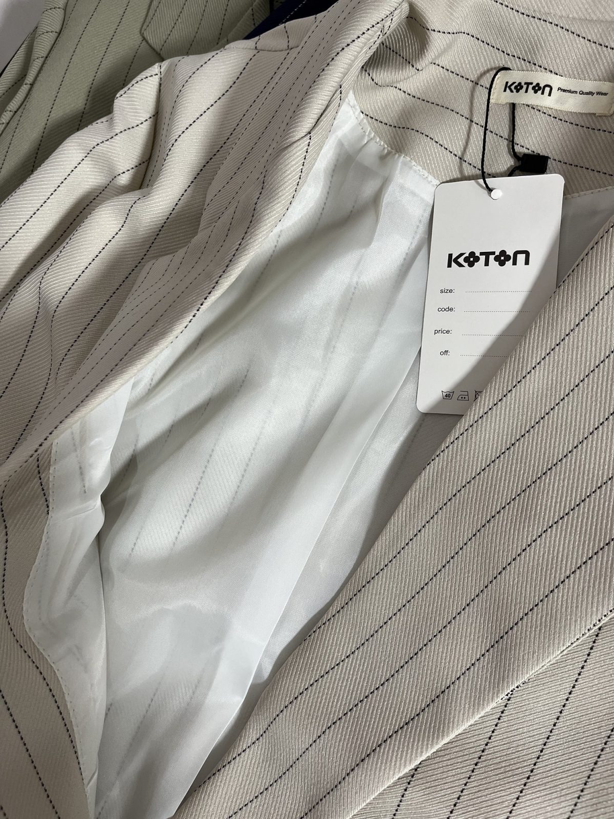 کت آستردار دو دکمه دیپلمات(2943) - Image 8