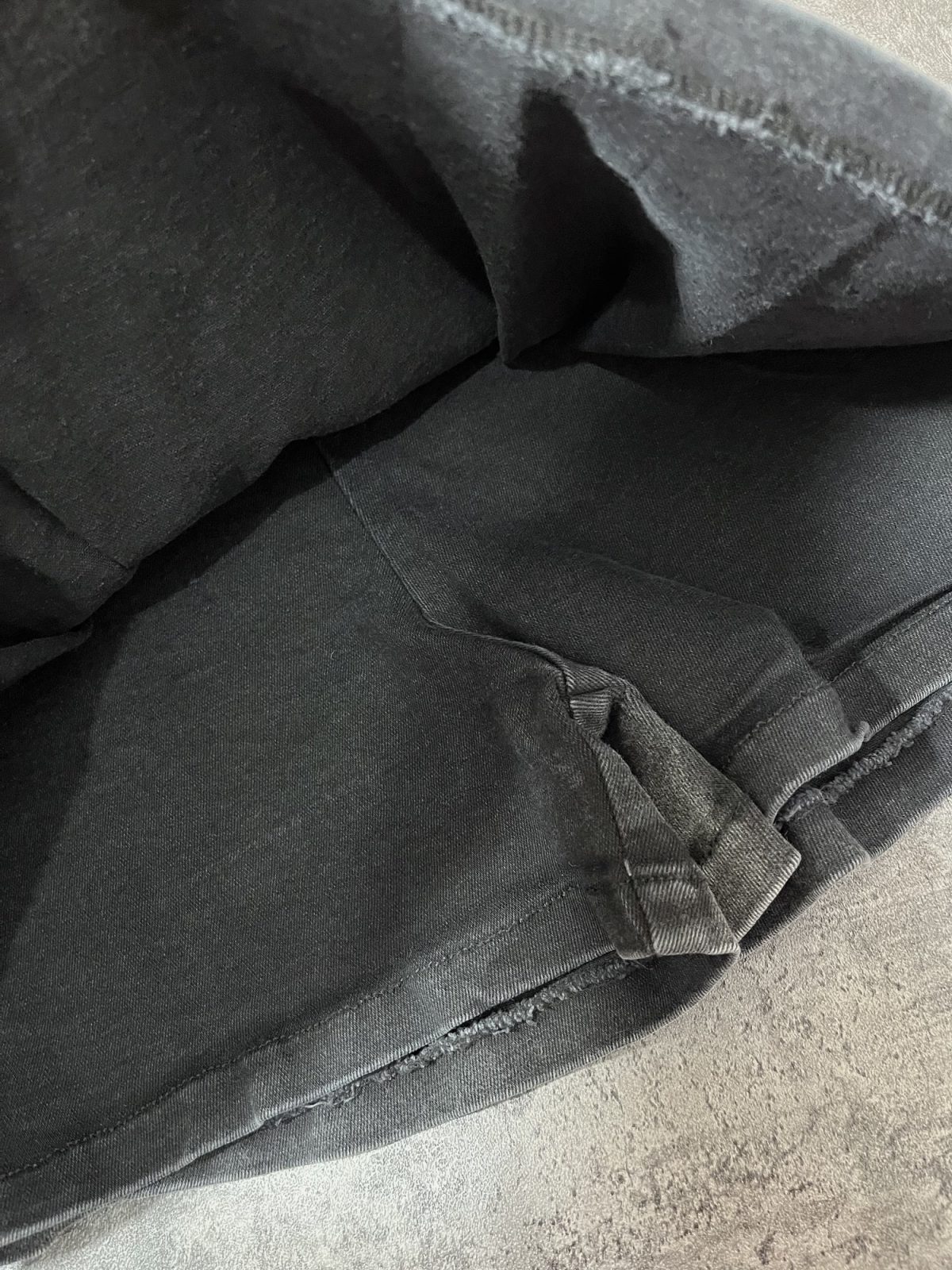 دامن کمربنددار جین دو پیل(2949) - Image 3