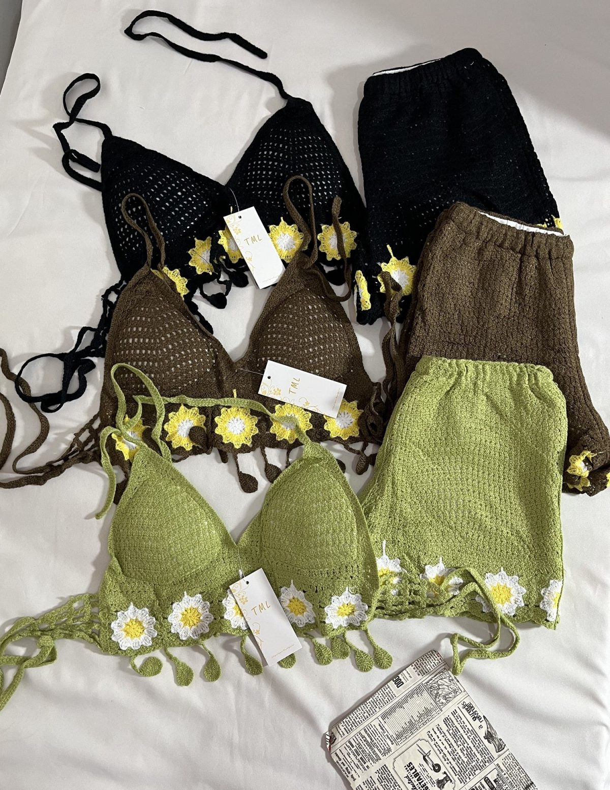 ست مکرومه وارداتی(2965) - Image 2