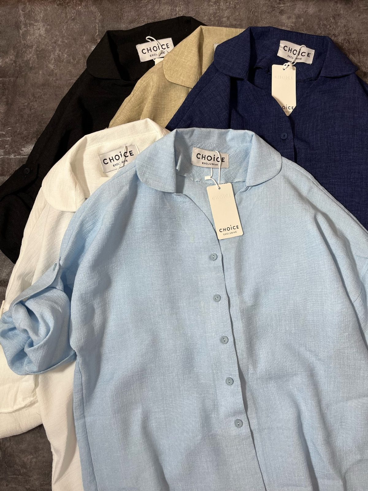 شومیز آستین دکمه چ(2966) - Image 5