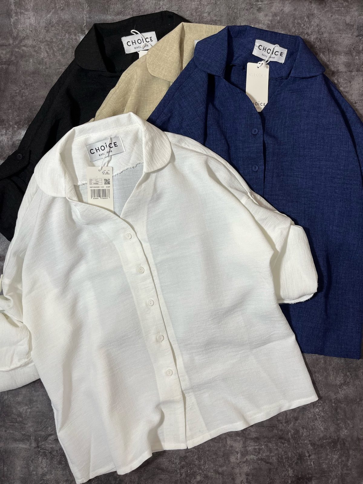 شومیز آستین دکمه چ(2966) - Image 7