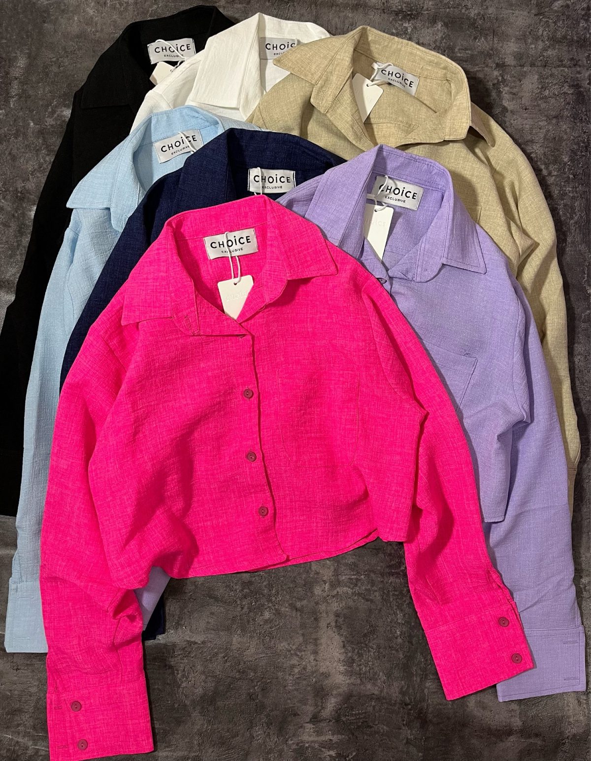 شومیز کراپ تک جیب چ(2972) - Image 2