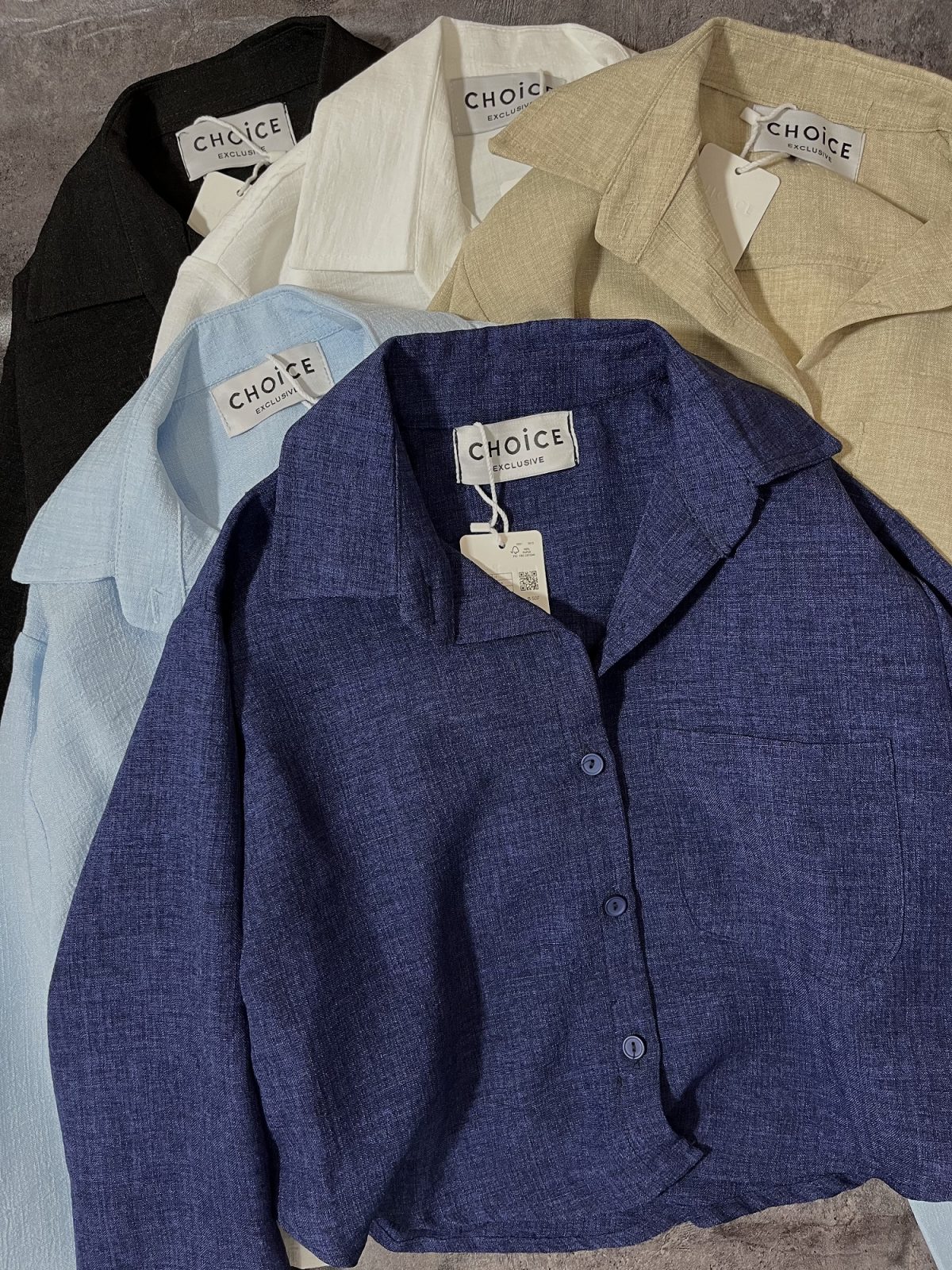 شومیز کراپ تک جیب چ(2972) - Image 6