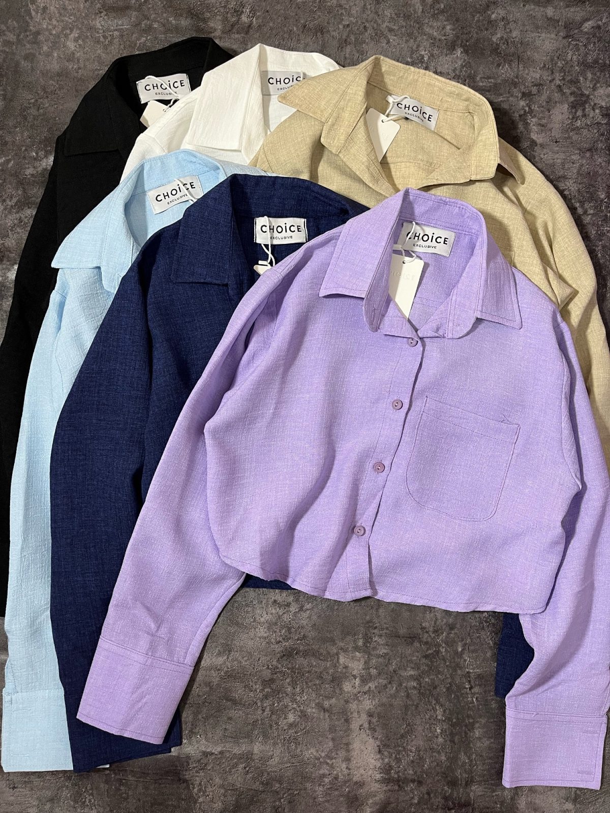 شومیز کراپ تک جیب چ(2972) - Image 3