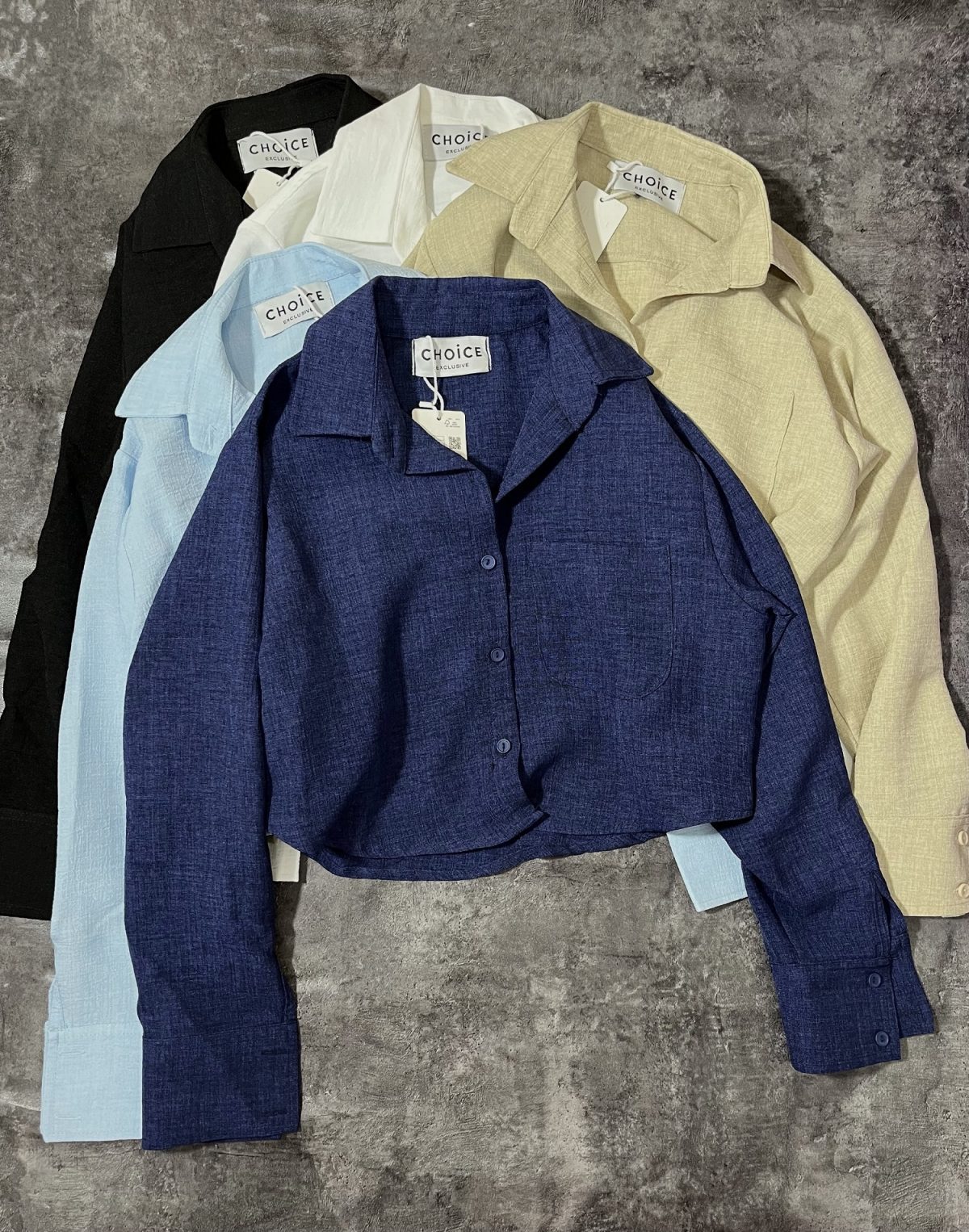 شومیز کراپ تک جیب چ(2972) - Image 4