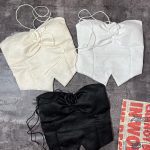 دکلته گل رز زیر هشتی دو بند گردنی وارداتی(2977)