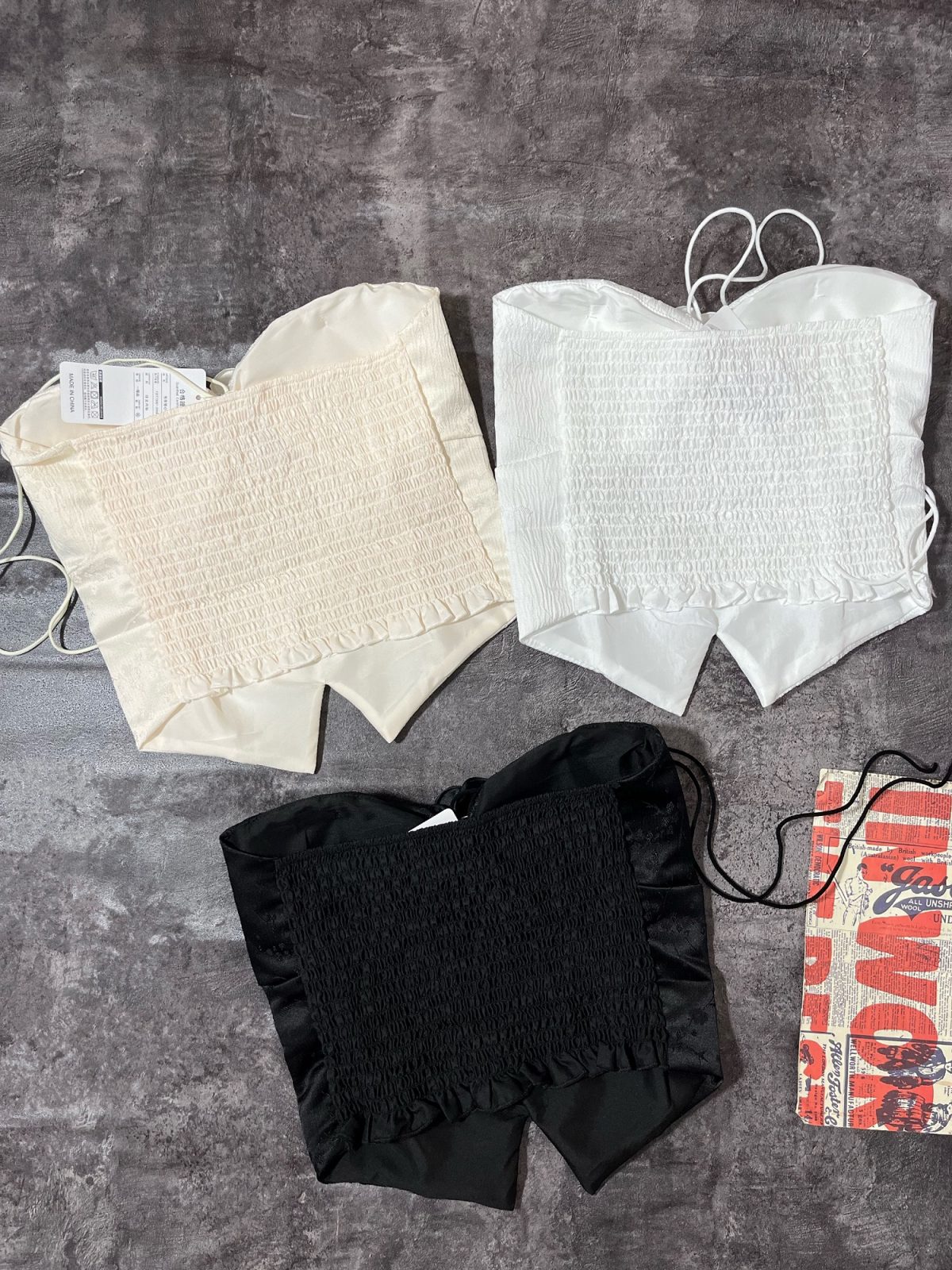 دکلته گل رز زیر هشتی دو بند گردنی وارداتی(2977) - Image 2