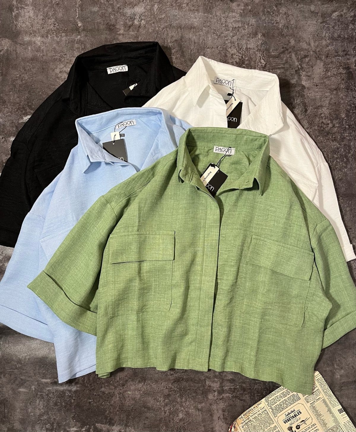 شومیز دو جیب ارمانی پ(2984) - Image 3