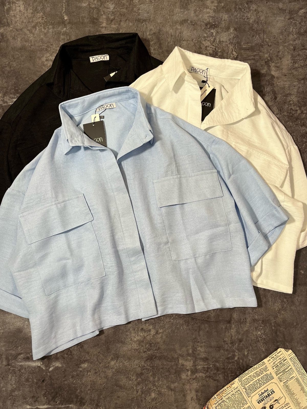 شومیز دو جیب ارمانی پ(2984) - Image 4