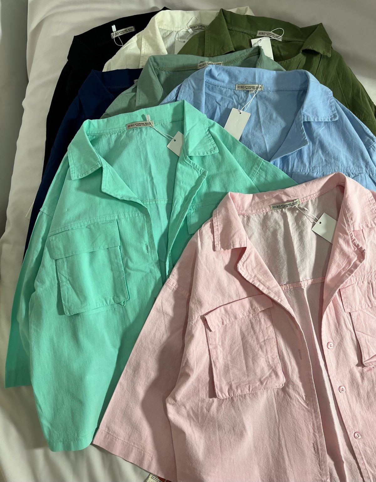 شومیز باکسی کتان نخ پاستیلی(2985) - Image 5