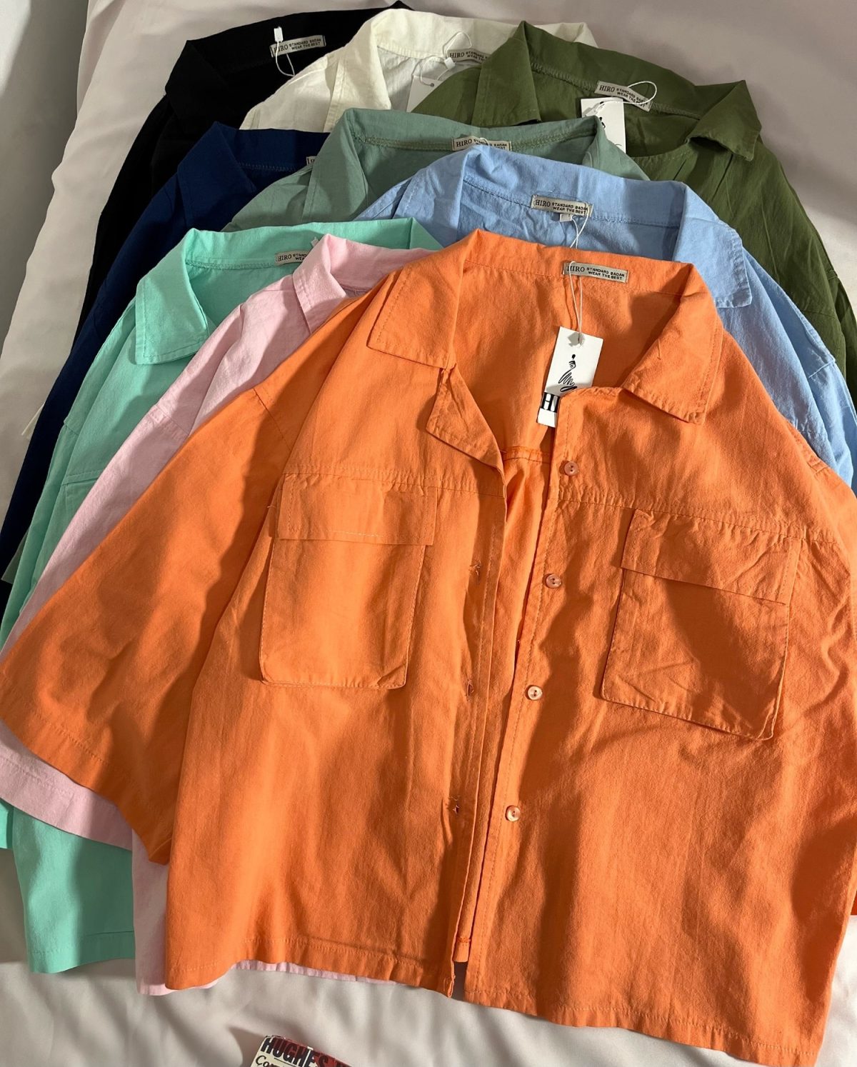 شومیز باکسی کتان نخ پاستیلی(2985) - Image 4