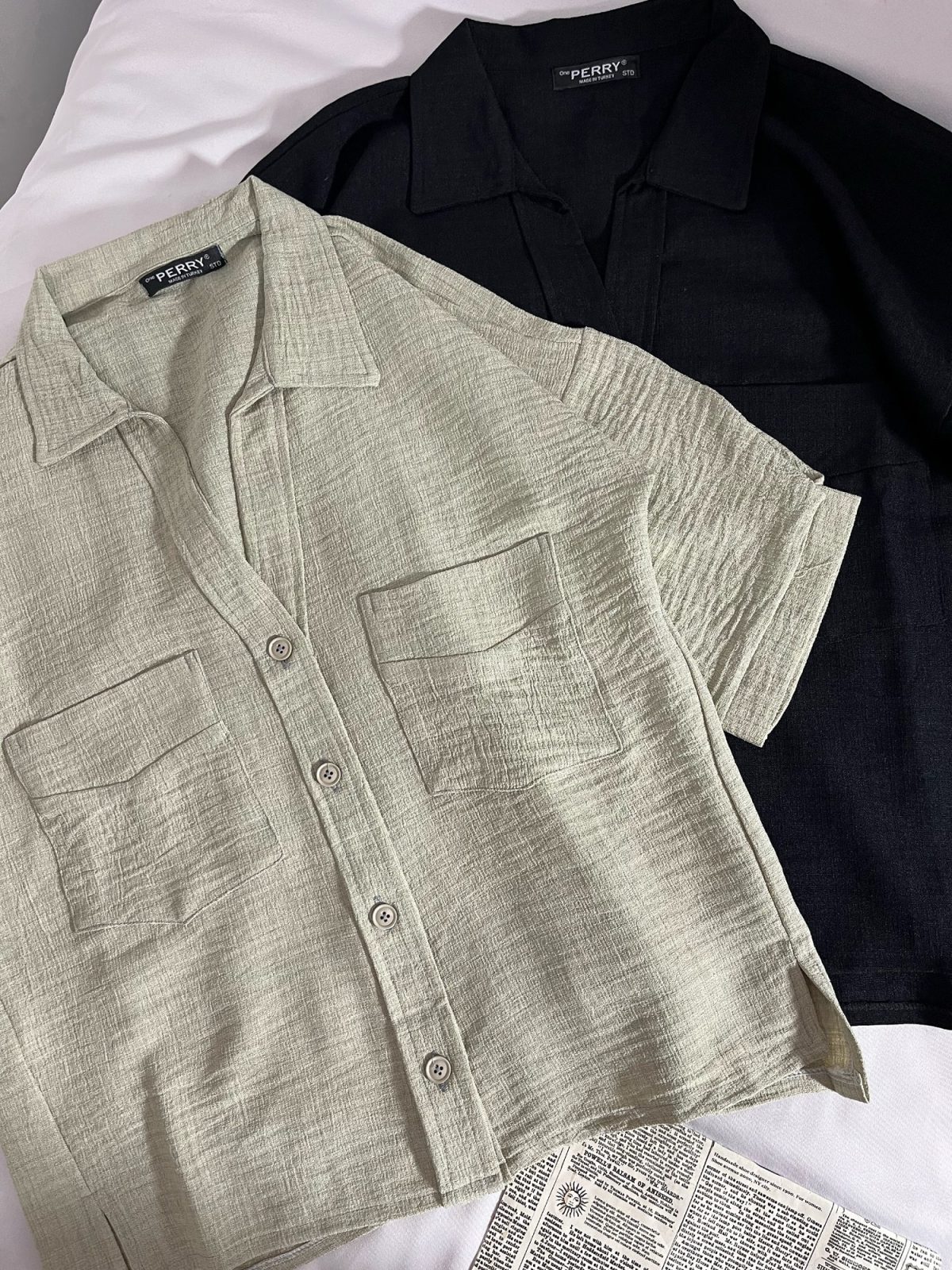 شومیز دوجیب یقه هفت س(2992) - Image 7