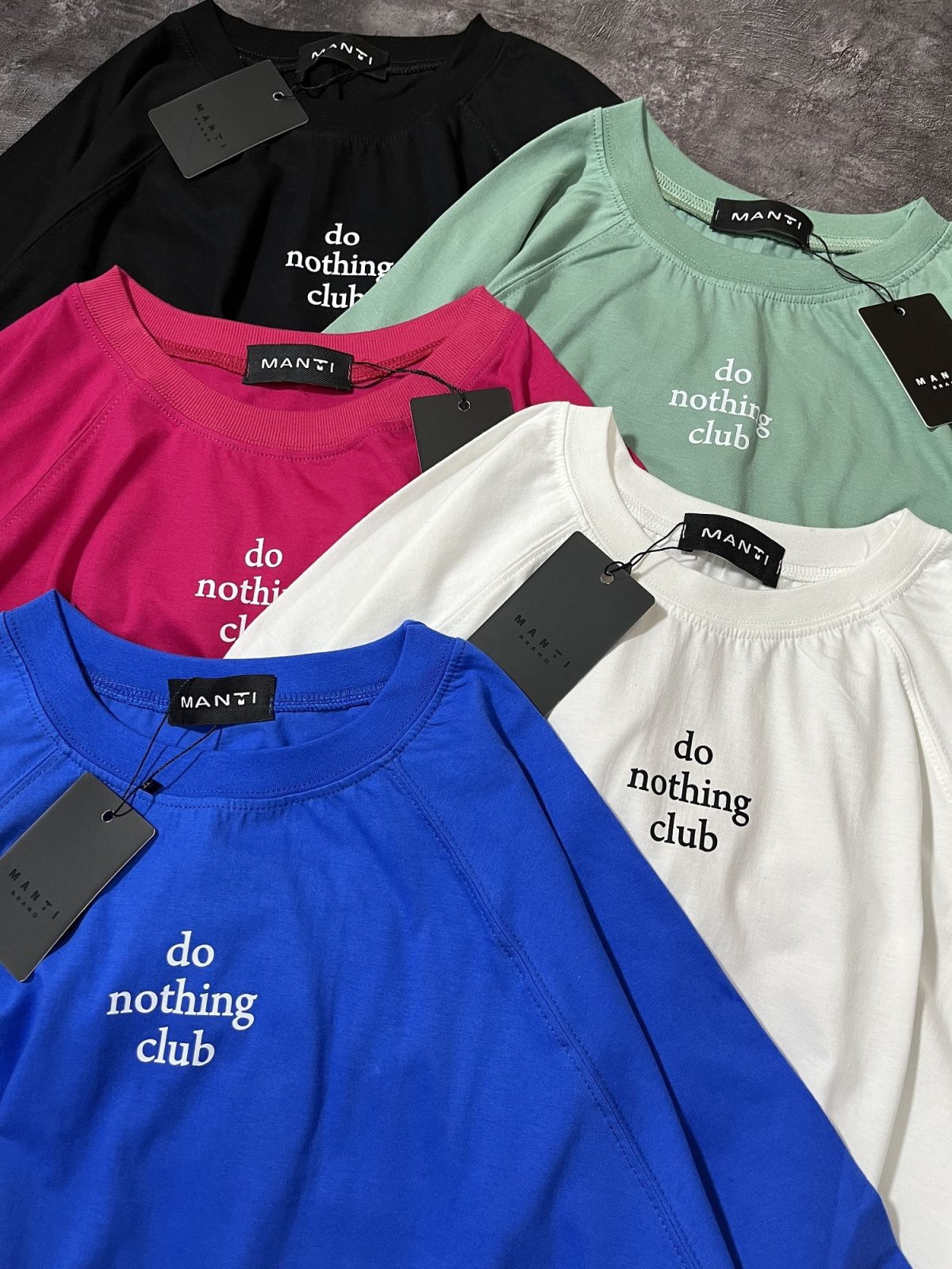 تیشرت DO NOTHING CLUB کراپ نخ پنبه(2994) - Image 3