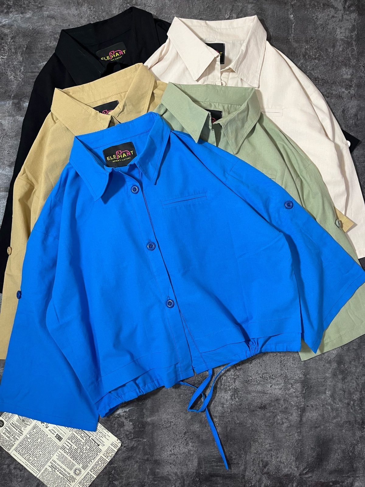 شومیز کتان نخ زیرگت(2993) - Image 2