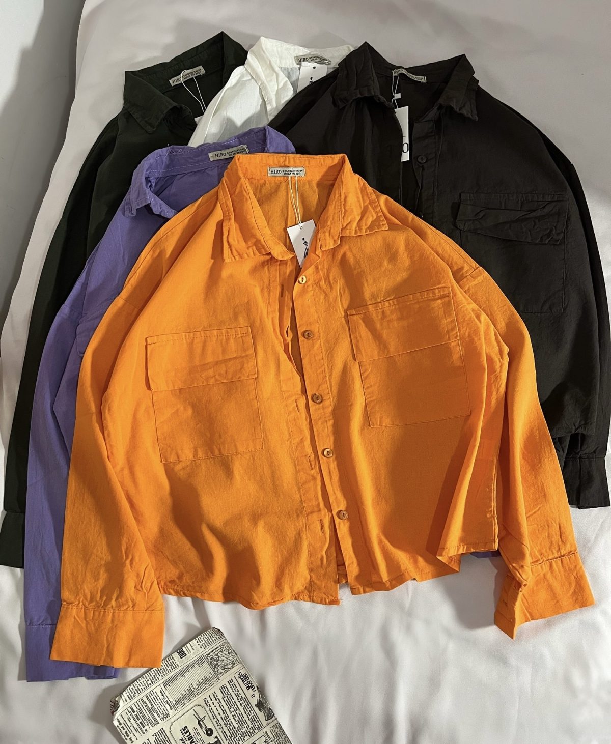 شومیز لینن دو جیب ه (2998) - Image 3