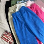 شلوار بگ پاستیلی دوپیل کمر پاگون دار(3006)