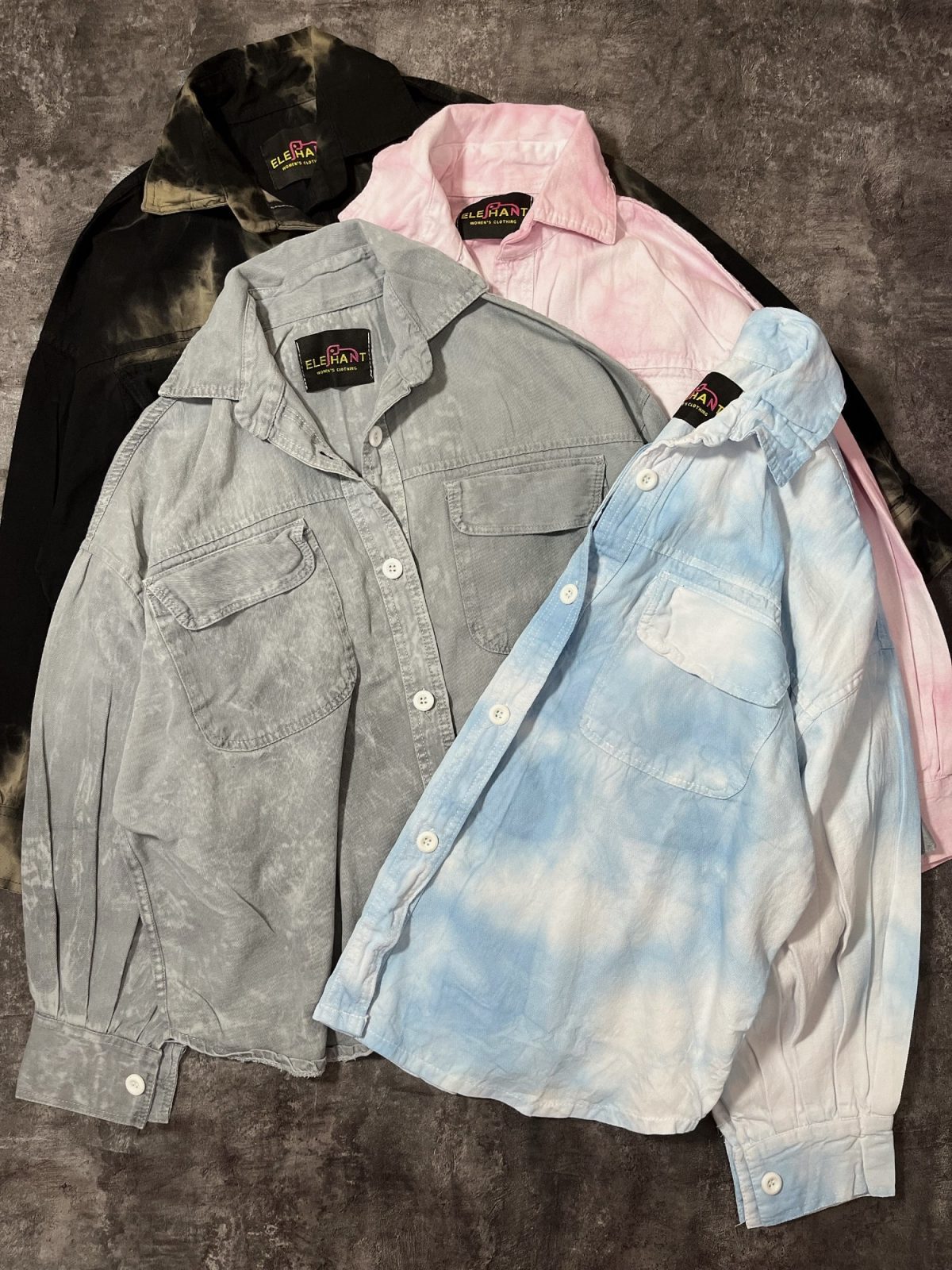 شومیز کتان نخ آبرنگی(3007) - Image 7