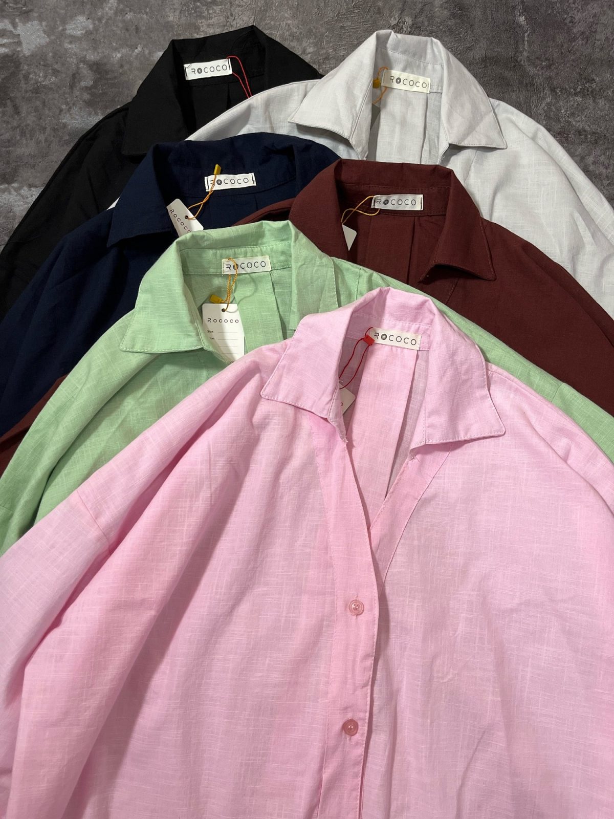 شومیز لینن اسلپ روکو(3008) - Image 6