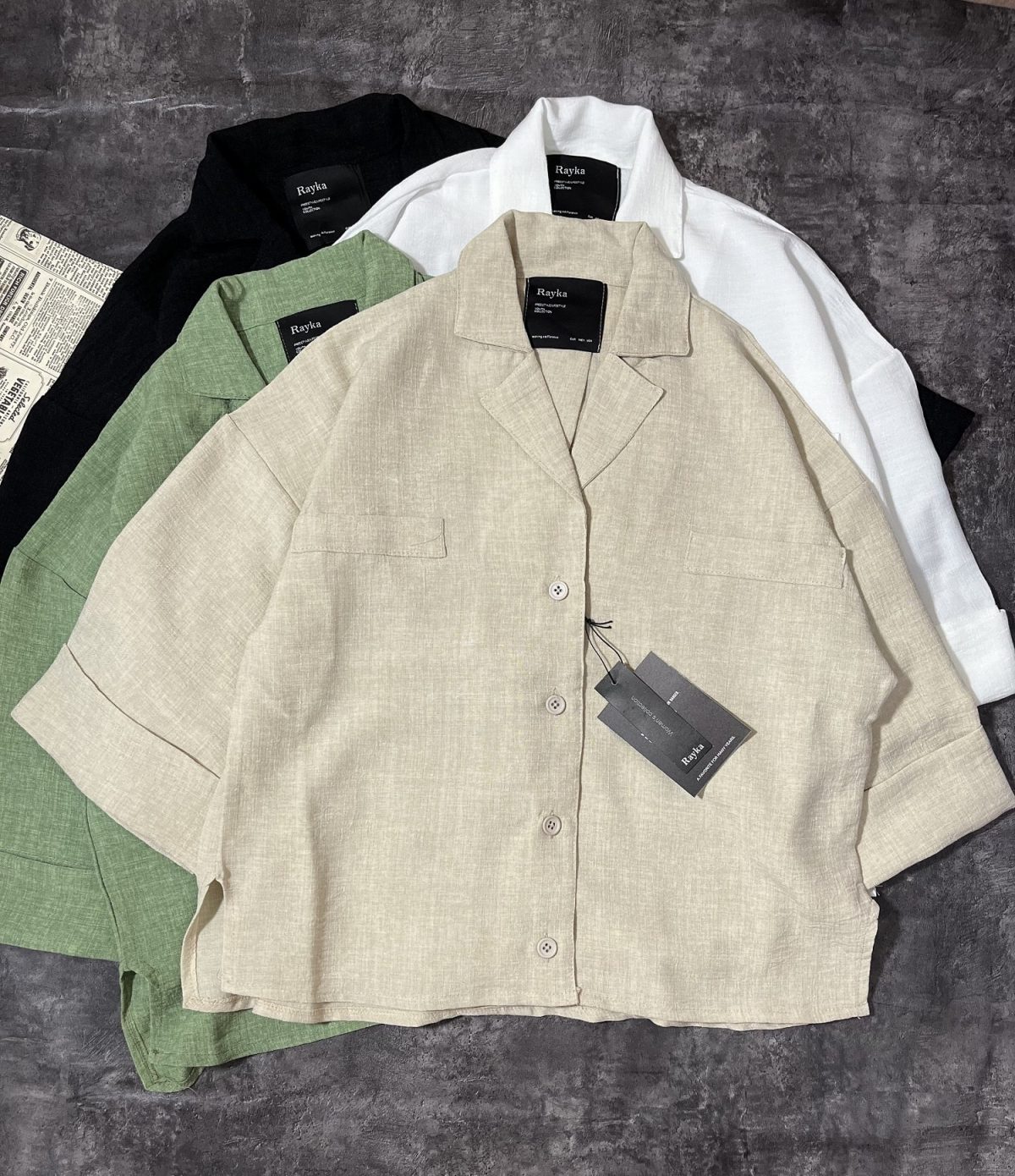 شومیز شانتون رنگی رایک(3022) - Image 6