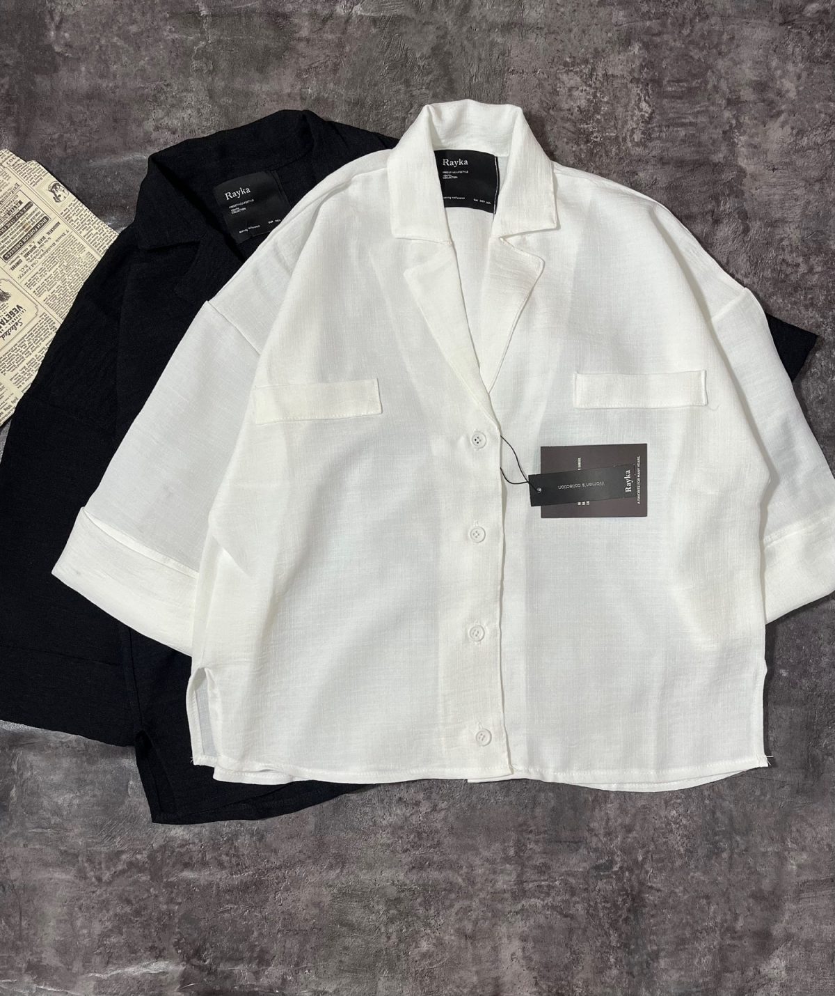 شومیز شانتون رنگی رایک(3022) - Image 8