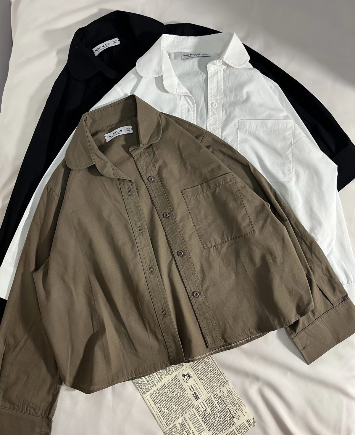 شومیز تک جیب پوپلین م(3024) - Image 5