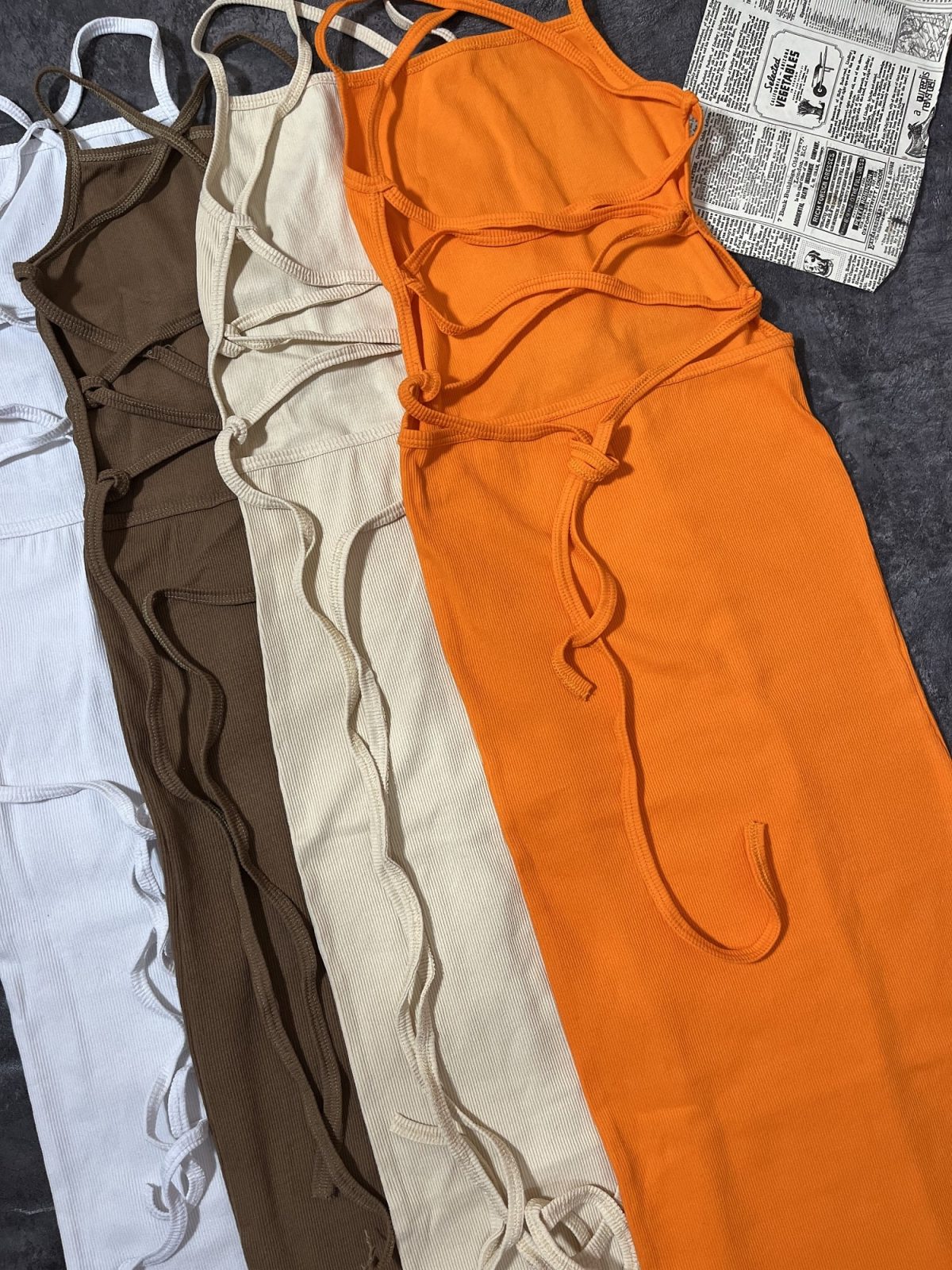 پیراهن بلند پشت باز بندی(3043) - Image 4