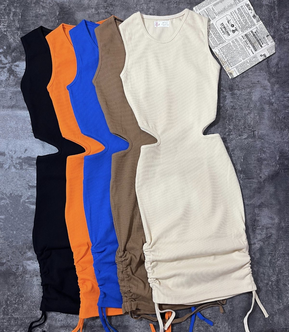 پیراهن یقه گرد بغل باز زیرگت(3039) - Image 2