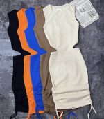 پیراهن یقه گرد بغل باز زیرگت(3039) - Image 2