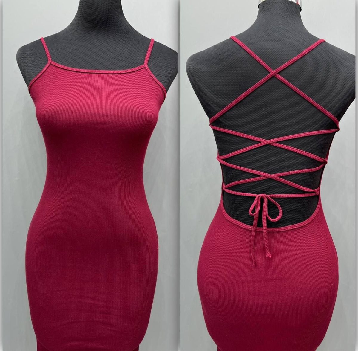 پیراهن بلند پشت باز بندی(3043) - Image 3