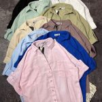 شومیز یقه هفت آستین دکمه پ(3041)