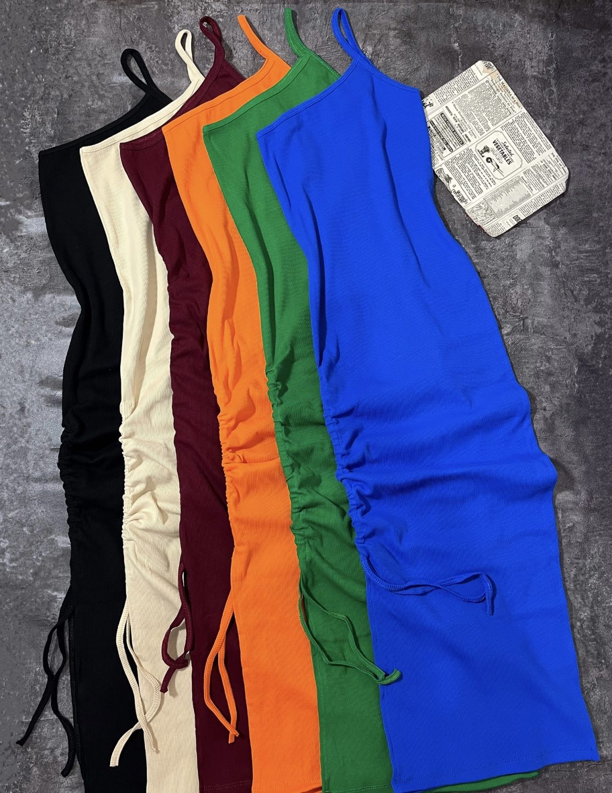 پیراهن بلند رومی یکطرف گت(3042) - Image 2