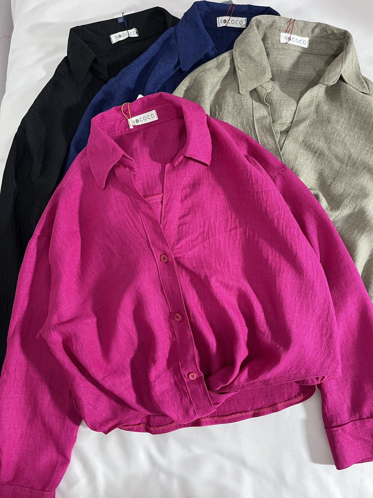 شومیز گره ثابت ر(3054) - Image 3