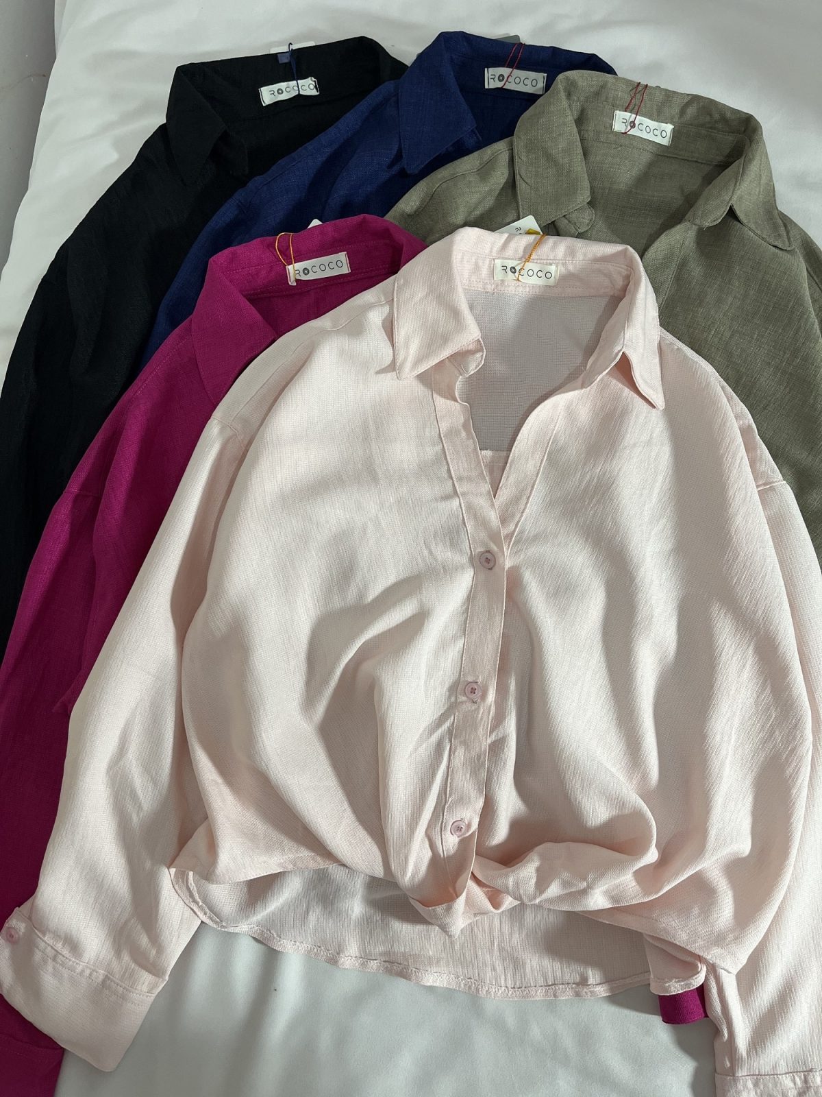 شومیز گره ثابت ر(3054) - Image 2