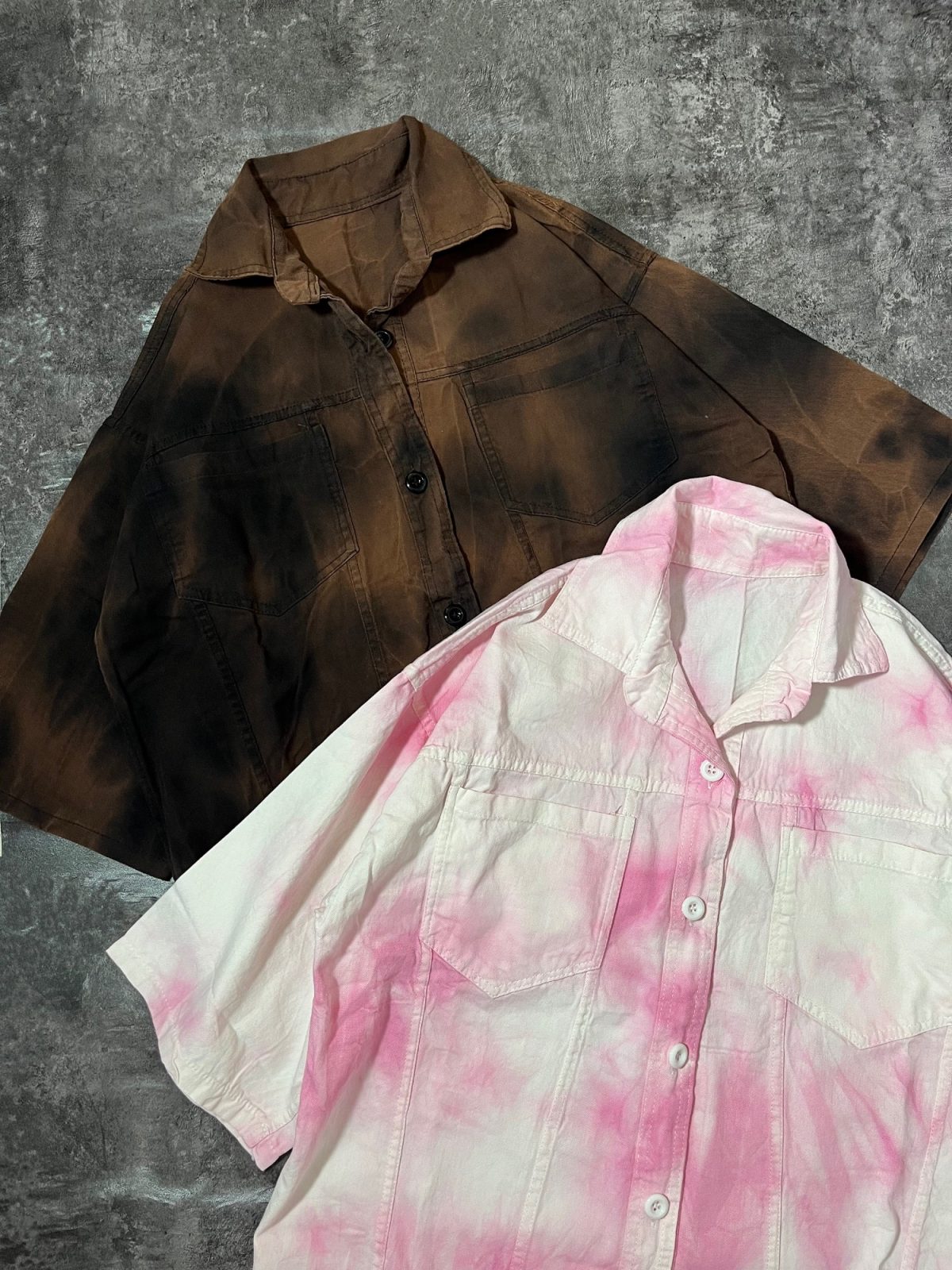 شومیز کتان نخ آبرنگی آستین سه ربع(3057) - Image 8