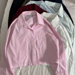 شومیز دکمه قاپک دار بدون جیب پوپلین م(3080)