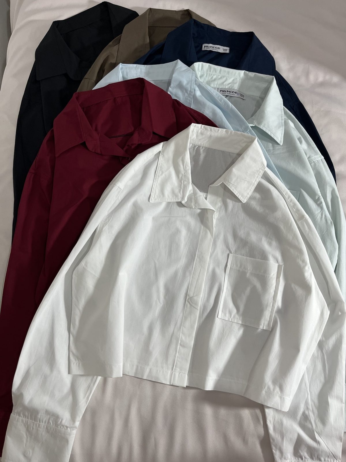 شومیز دکمه قاپک دار پوپلین م(3058) - Image 4