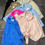 شومیز شانتون گره ای ک(3076)