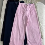 واید لگ قد 85 کتان نازک دو پیل(3084)