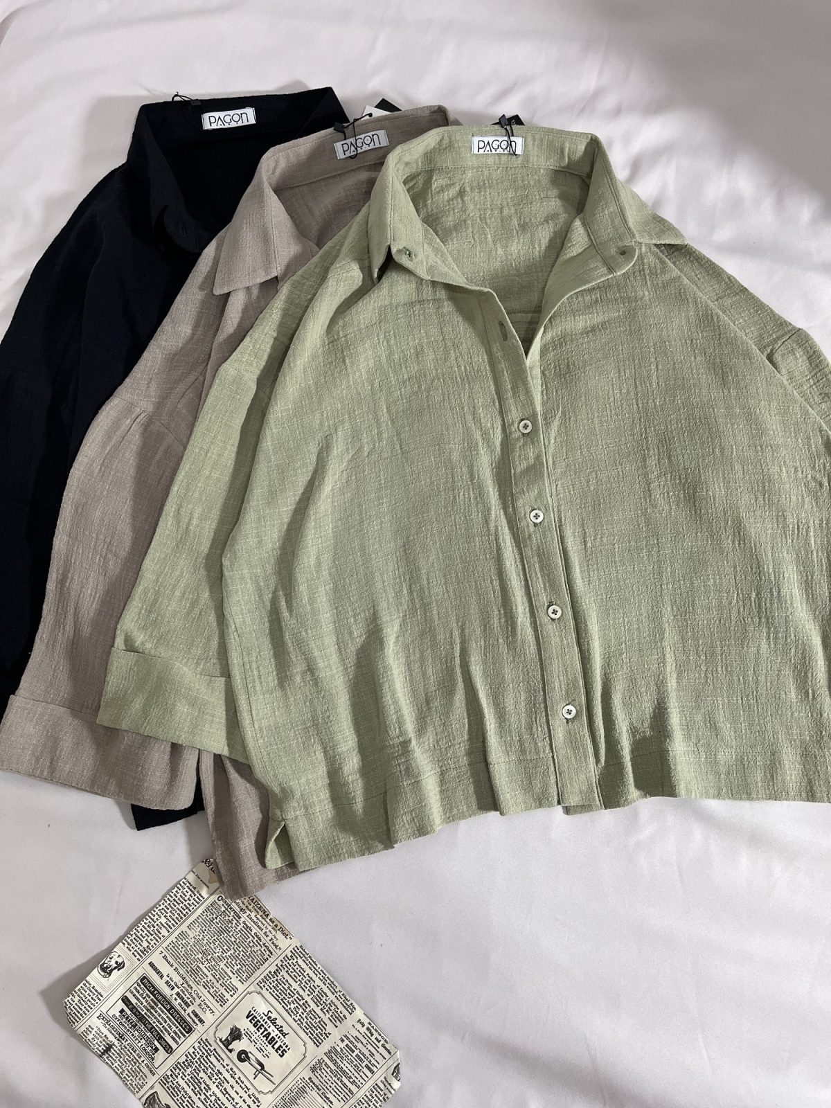 شومیز اسلپ آستین دوبل پ(3096) - Image 4