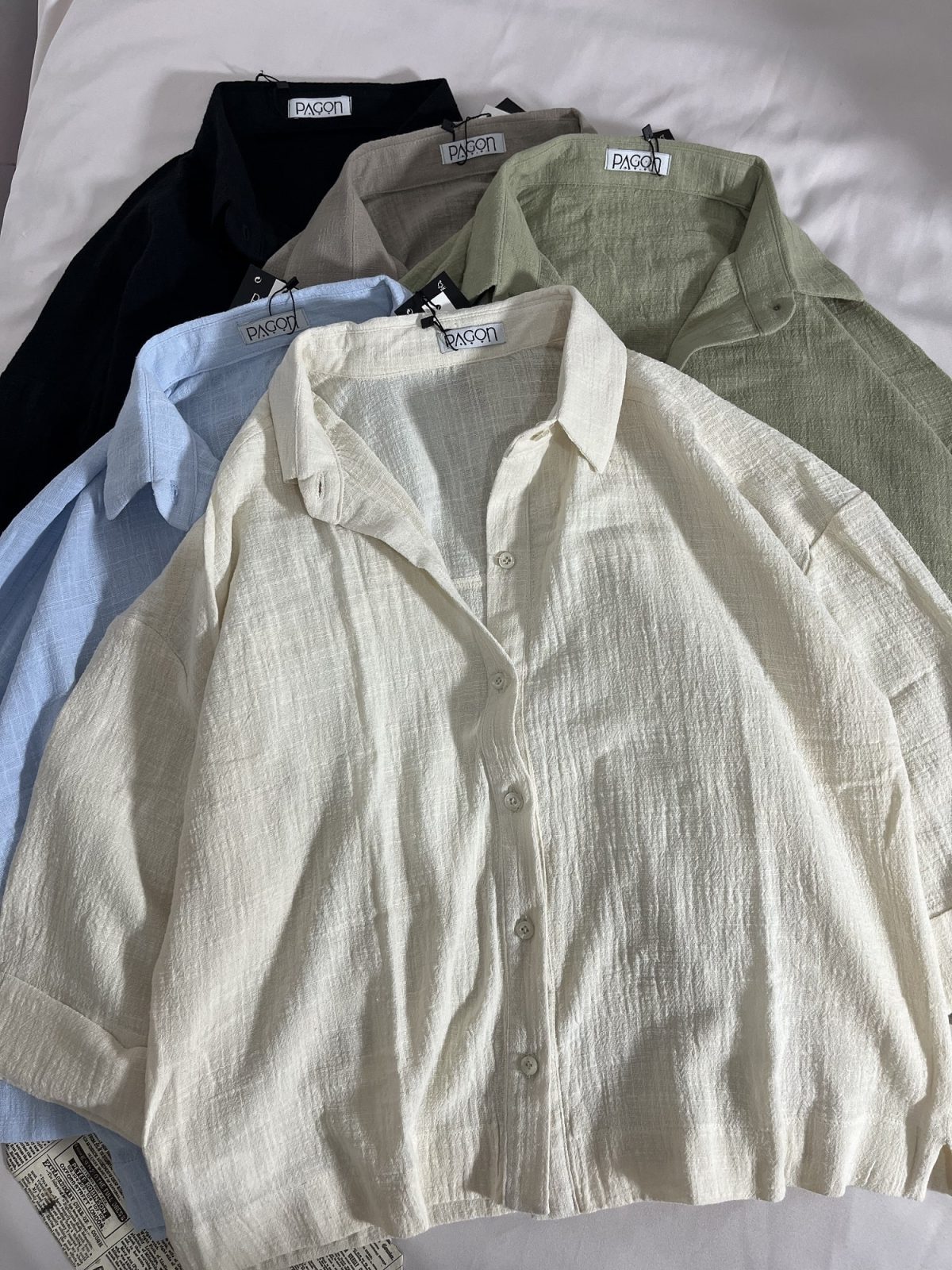 شومیز اسلپ آستین دوبل پ(3096) - Image 3