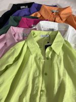 شومیز طرح پری پاستیلی پارچه وارداتی پ(3095) - Image 4