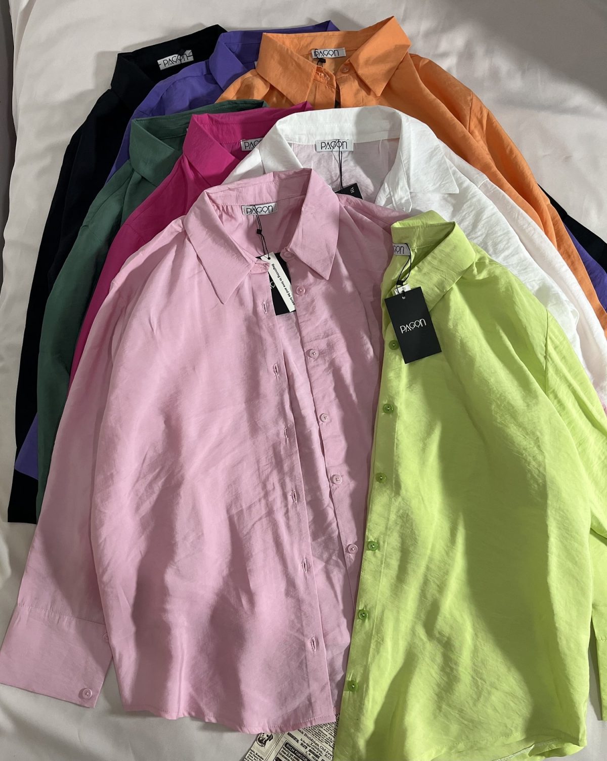 شومیز طرح پری پاستیلی پارچه وارداتی پ(3095) - Image 2