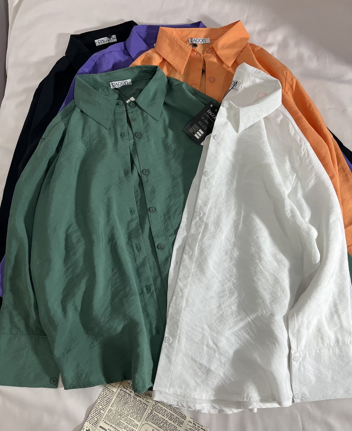 شومیز طرح پری پاستیلی پارچه وارداتی پ(3095) - Image 6