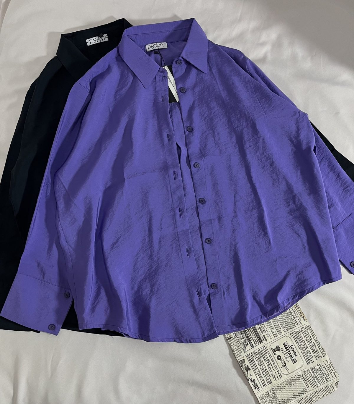 شومیز طرح پری پاستیلی پارچه وارداتی پ(3095) - Image 7