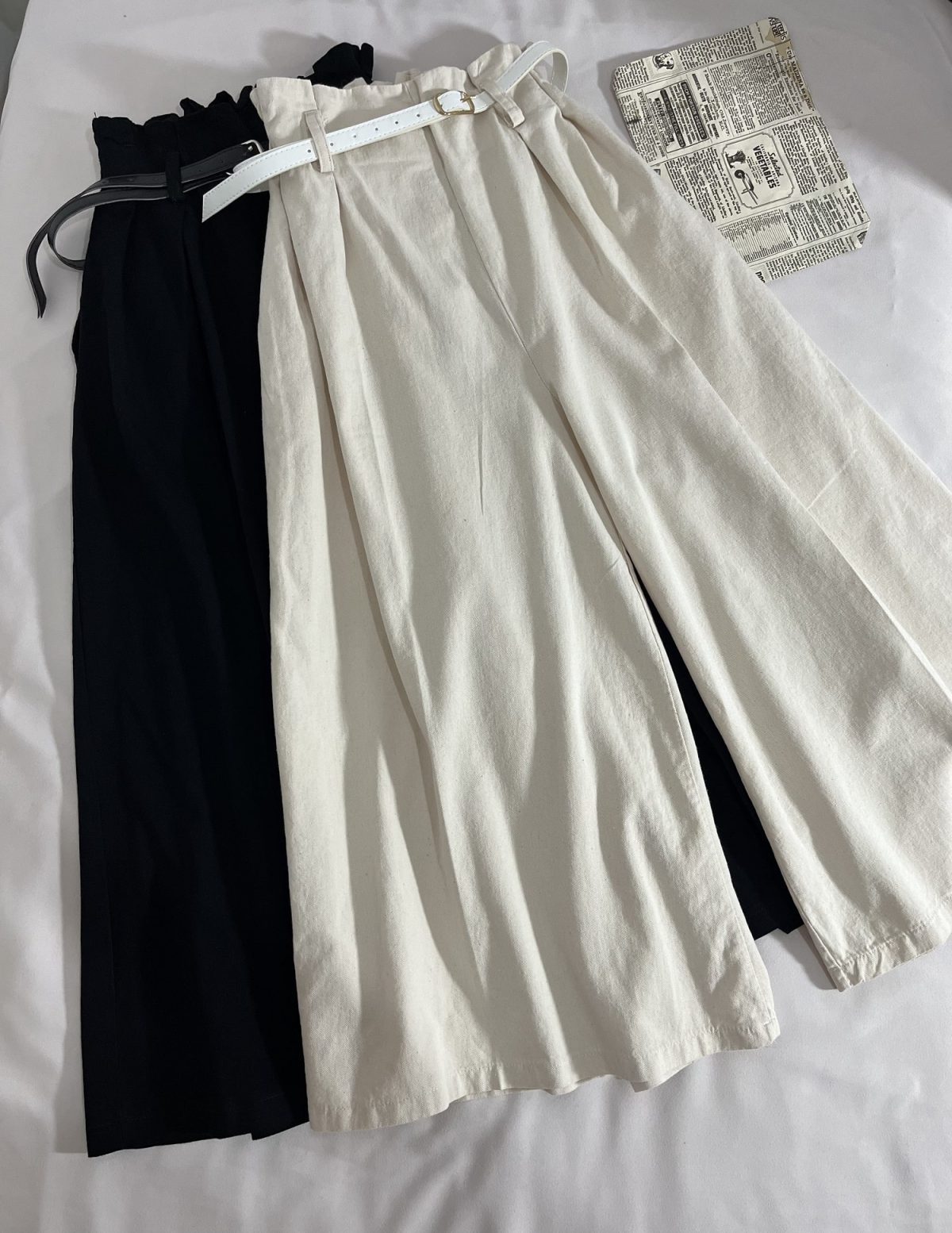 دامن شلواری قد 85 کمربنددار(3099) - Image 4