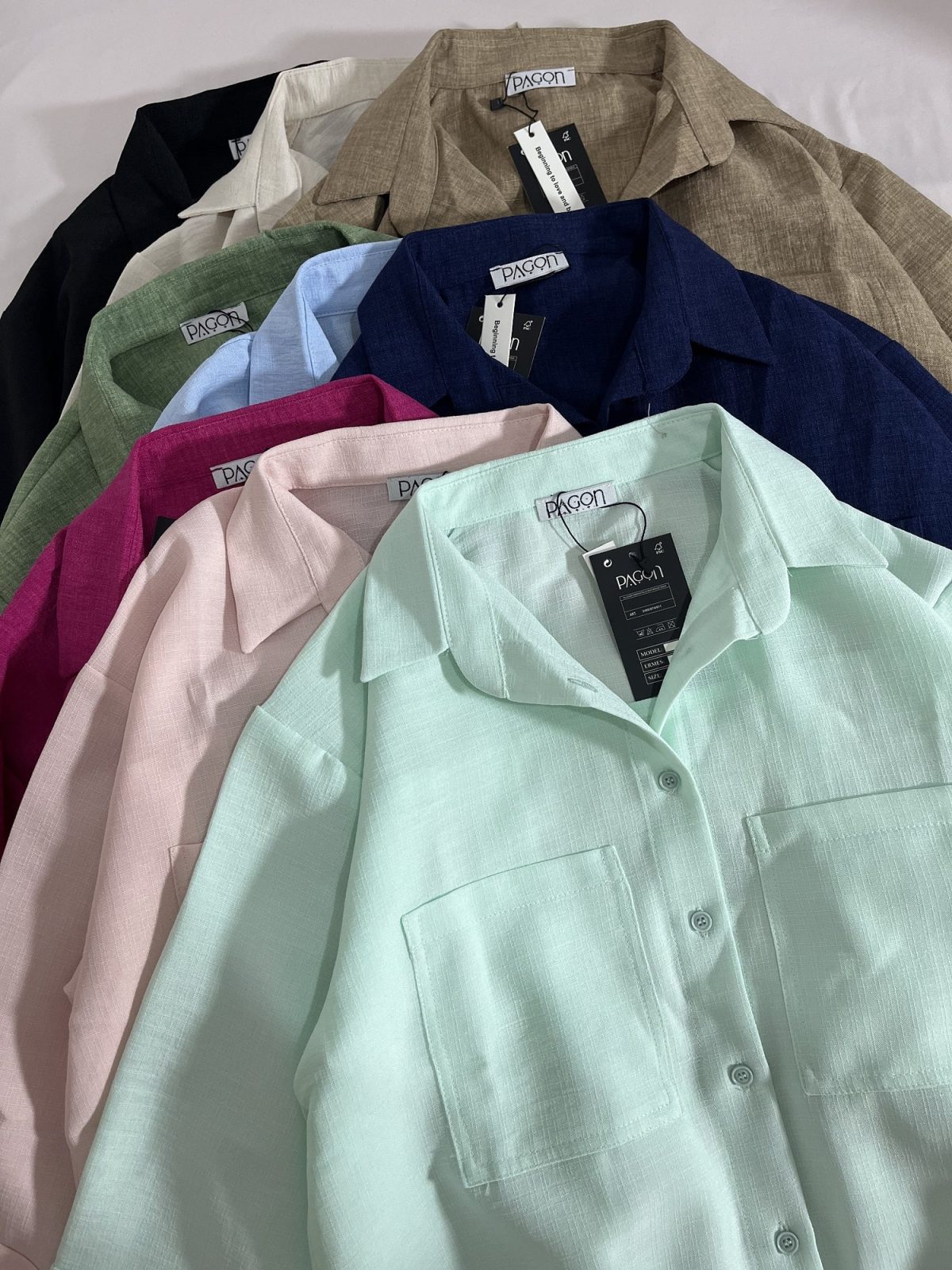 شومیز شانتون دو جیب پ(3102) - Image 2