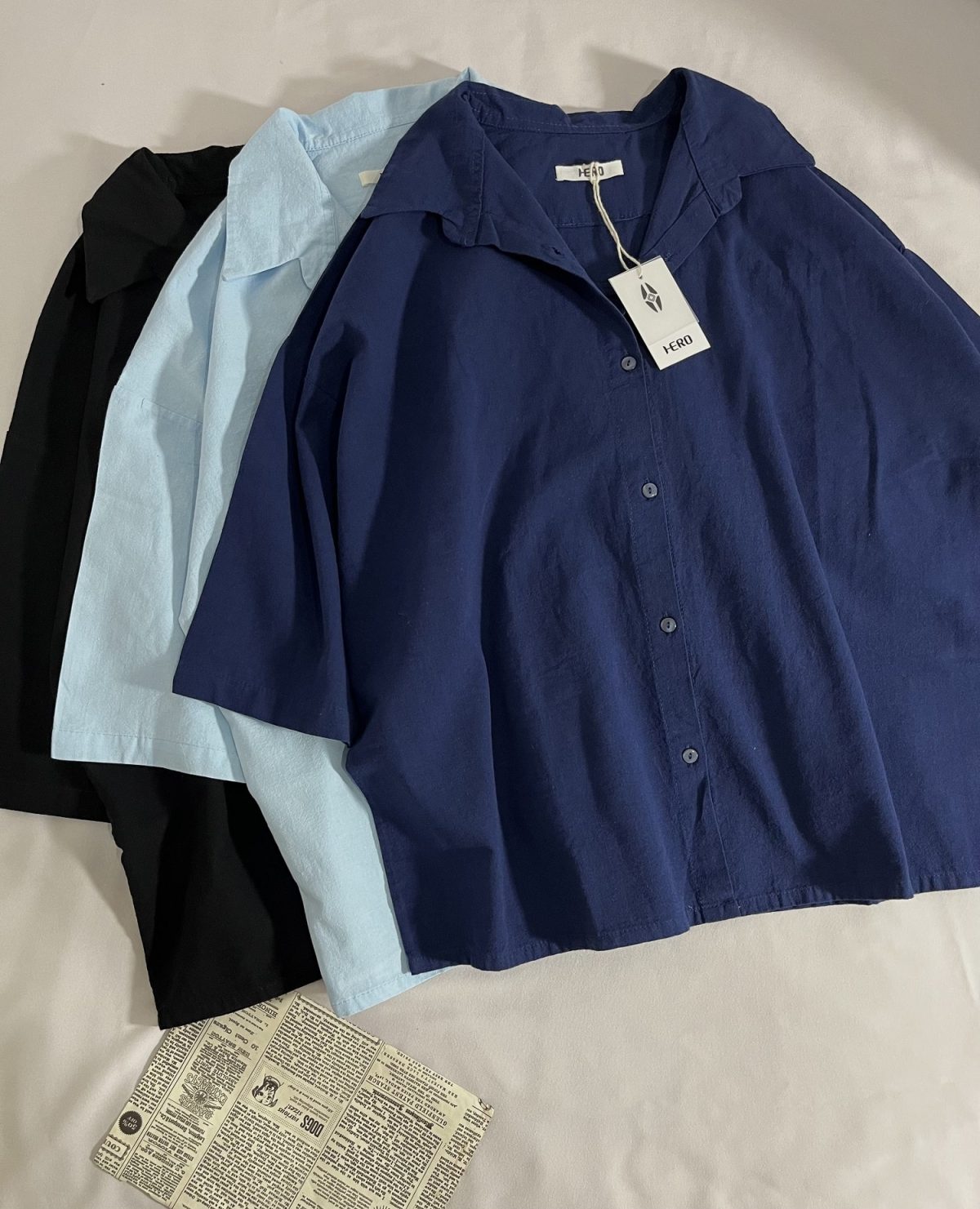 شومیز لینن باکسی ه(3105) - Image 5