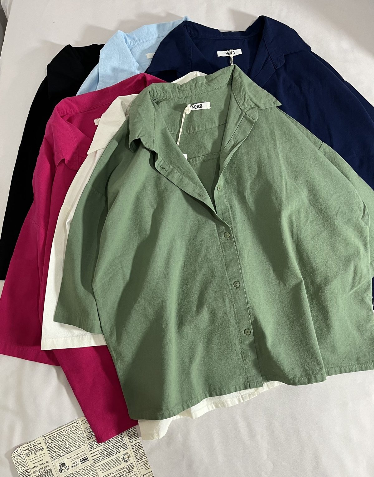 شومیز لینن باکسی ه(3105) - Image 2