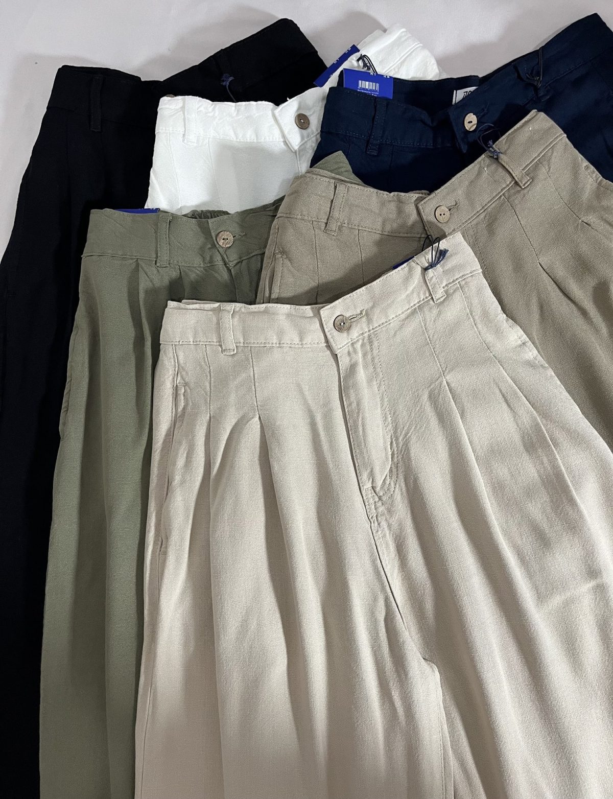 شلوار بگ دو پیل لینن(3106) - Image 2