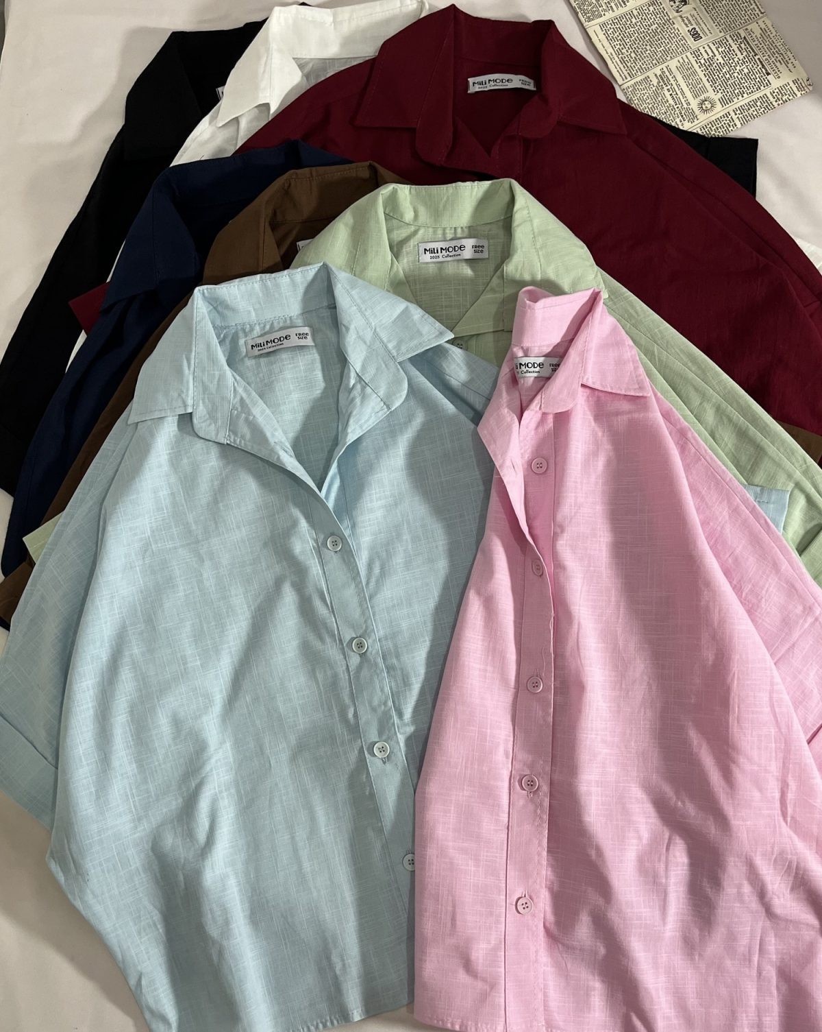 شومیز پانچ لینن اسلپ م(3118) - Image 3